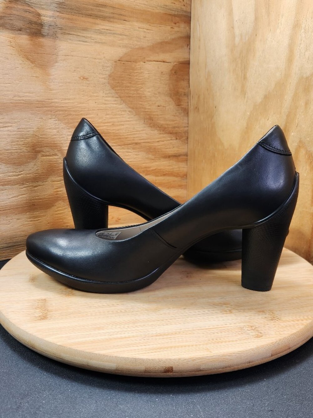 ECCO Sculptured 75 Womens Black High Heel Pumps Size 40 US 9-9.5 - Picture 8 of 10